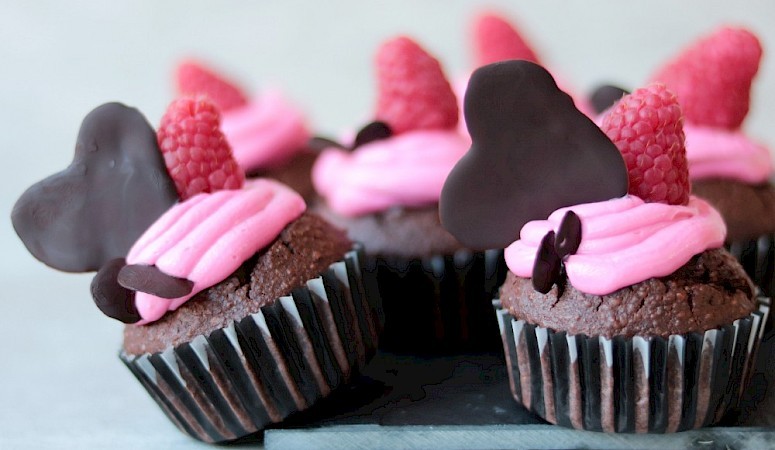 Recept - Chocolade Valentijnsmuffins