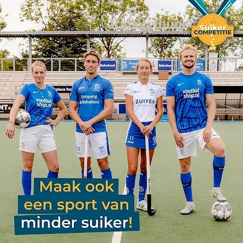 Suikercompetitie op sportvelden